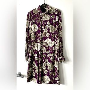 Brooks Brothers Red Fleece Floral Dress